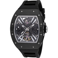 Invicta Men's Watch S1 Rally Automatic Black Silicone Strap Chronograph 49029