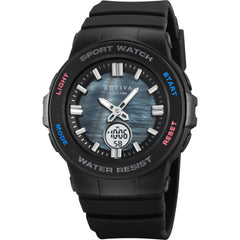 Invicta Unisex Watch Activa Blue Mop Analog-Digital Dial Black Strap ACW2125-001