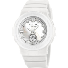 Invicta Unisex Watch Activa White Mop Analog-Digital Dial Strap ACW2125-002