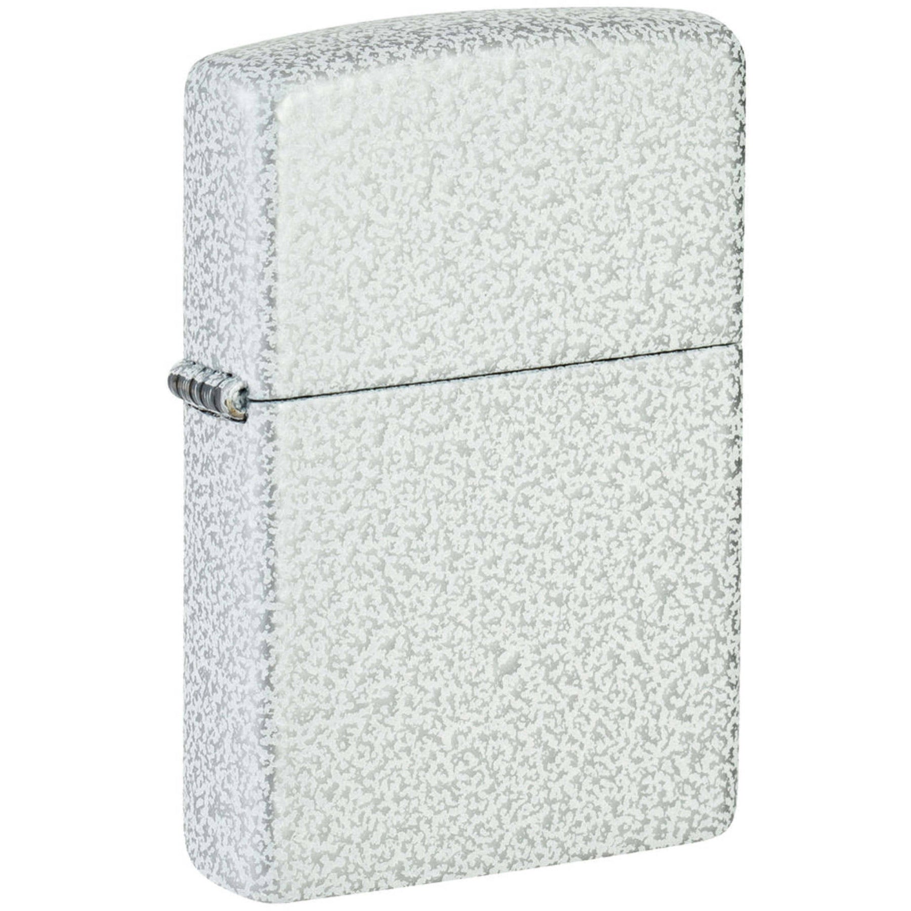 Zippo Windproof Lighter Classic Glacier Metallic Tone and Textured Sur