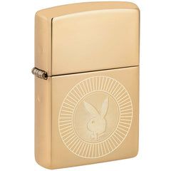Zippo Windproof Lighter Playboy Rabbit Head in a Laser Fancy Fill design 46219