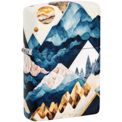 Zippo Windproof Pocket Lighter Mountain Collage Design 540 Color Metal 46262