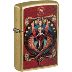 Zippo Windproof Pocket Lighter Anne Stokes Collection Copperwing Dragon 46689