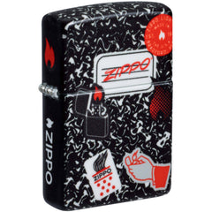 Zippo Windproof Pocket Lighter Zippo Notebook Design 540 Matte Metal 46707