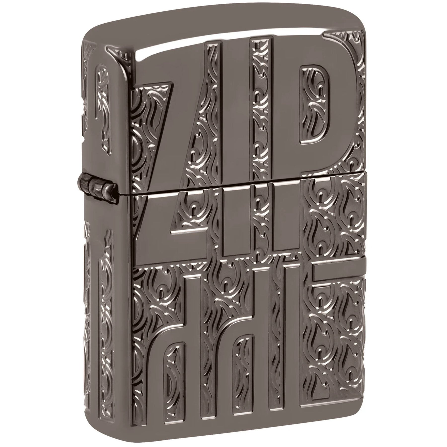 Zippo Windproof Lighter MultiCut Reverse Carve Zippo Design Black