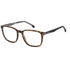 Carrera Men's Eyeglasses - Havana Plastic Full Rim Square Frame Demo Lens | 292 0086