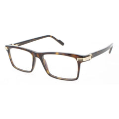 Cartier Men's Eyeglasses - Havana Acetate Full Rim Rectangular Frame | CT0222O-002