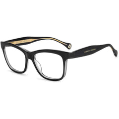 Carolina Herrera Women's Eyeglasses - Black Grey Acetate Cat Eye Frame | CH 0016 008A