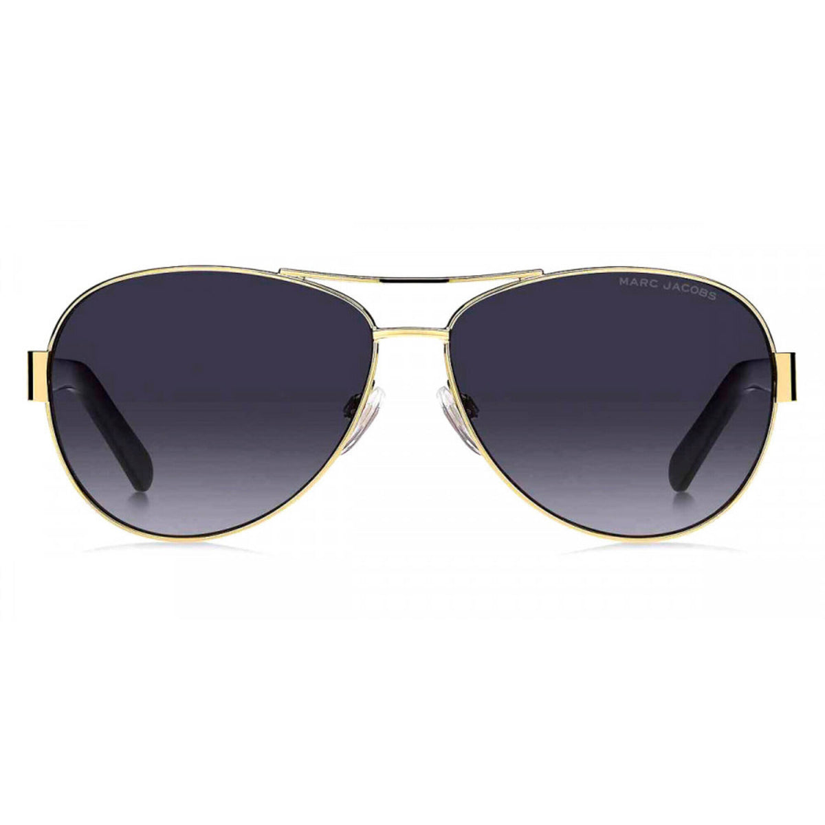 NEW Marc Jacobs 760/S Aviator Sunglasses Gold Black Gray Gradient 60mm Marc Jacobs Gold Aviator Sunglasses for Women for sale | eBay main image 4