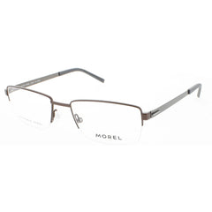 Morel Men's Eyeglasses - Brown Metal Half Rim Rectangular Shape Frame | 30036L MG03