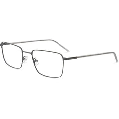 Morel Men's Eyeglasses - Grey Metal Full Rim Square Frame Demo Lens | 30247L GN09