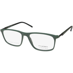 Morel Men's Eyeglasses - Green Plastic Full Rim Rectangular Shape Frame | 30267L VN06