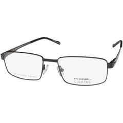 Morel Men's Eyeglasses - Gunmetal/Black Metal Full Rim Rectangular Frame | 30298S SP09