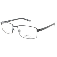 Morel Unisex Eyeglasses - Black Metal Full Rim Rectangular Shape Frame | 8118L NN020