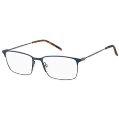 Tommy Hilfiger Men's Eyeglasses - Matte Blue Metal Rectangular Frame | TH 1895 0H2T