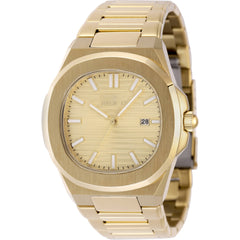 Invicta Men's Watch - Speedway Yellow Gold Plated Stainless Steel Bracelet | 48520