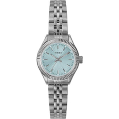 Timex Women's Watch - Legacy Mini Blue Dial Silver Tone Steel Bracelet | TW2W90700