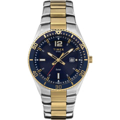 Timex Men's Watch - Classic Blue Dial Two Tone Bracelet | TW2V53800