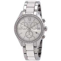Timex Women's Watch - Classic Two Tone Silver Tone and White Bracelet | TW2V74700