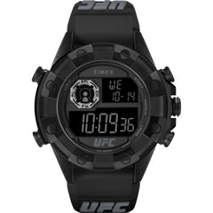 Timex Men's Digital Watch - UFC Kick Quartz Black Polyurethane Strap | TW2V87000