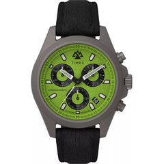 Timex Men's Watch - Expedition North Field Chrono Green Dial Black Strap | TW2V96400