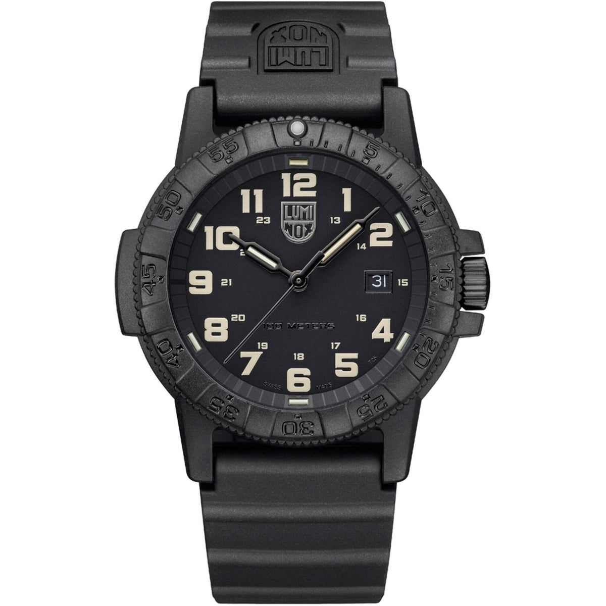 Luminox 3051 BO Men's Black Strap Watch - Blackout EVO Navy Seal
