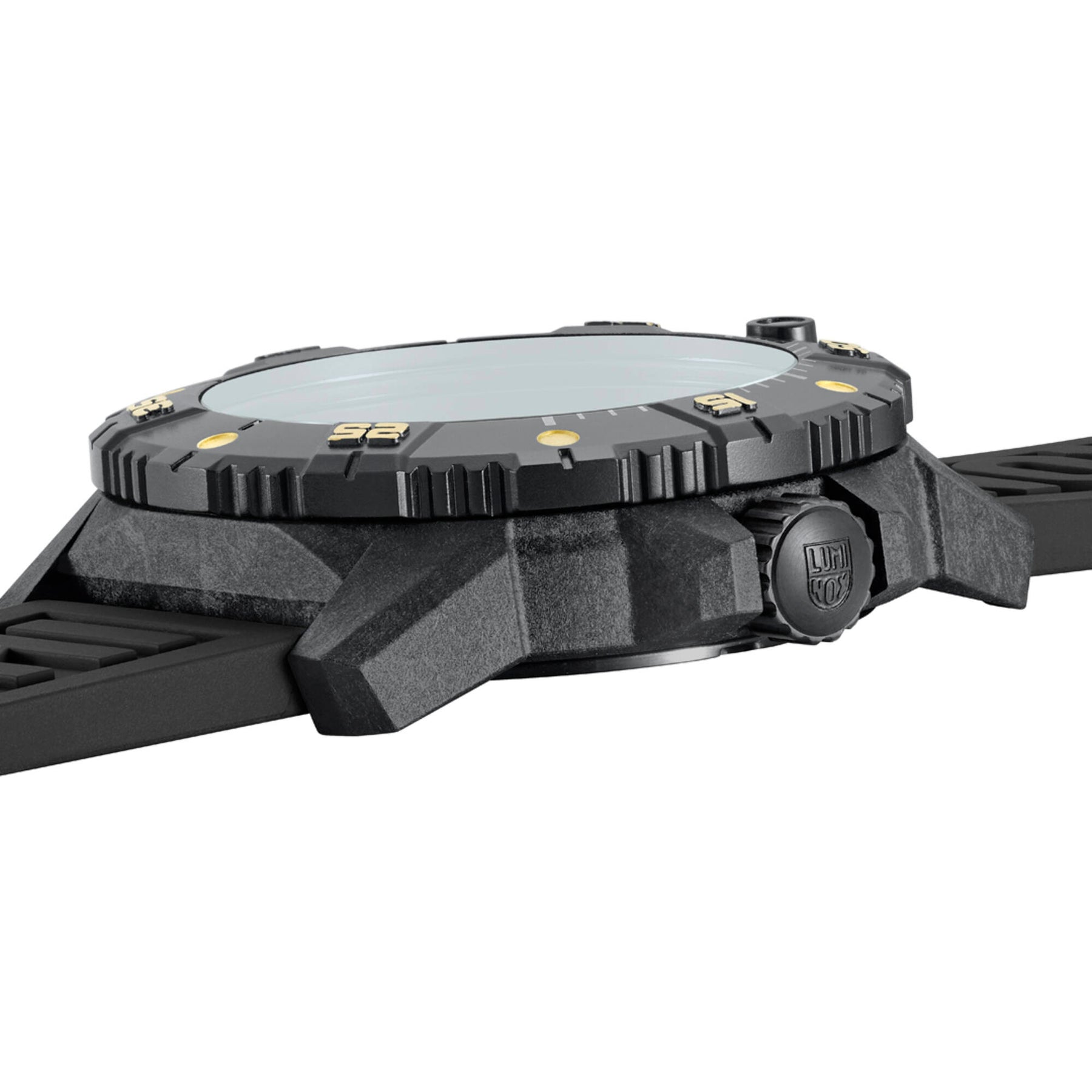 Luminox Men's Watch - Master Carbon Seal Automatic Black Dial Strap | XS.3865.GOLD