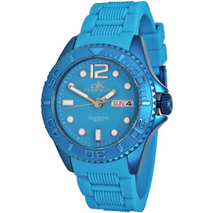Adee Kaye Women's Watch - Tear Drop Quartz Blue Dial Rubber Strap | AK5433-L (BLU)