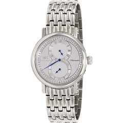 Adee Kaye Men's Watch - Mondo-G1 Automatic Silver Tone Dial Bracelet | AK5665-MB-RSV