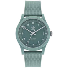 Adidas Men's Watch - Originals Solar Powered Green Dial Rubber Strap | AOST22045