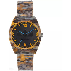 Adidas Men's Watch - Originals Quartz Black Dial Camouflage Rubber Strap | AOST22567