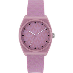 Adidas Men's Watch - Originals Rose Dial Pink Silicone Rubber Strap | AOST23052