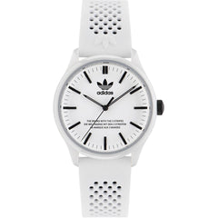 Adidas Men's Watch - Originals Quartz White Dial Silicone Rubber Strap | AOSY23030