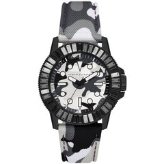 Armani Exchange Men's Watch - Classic Quartz Black and White Dial Strap | AX1856