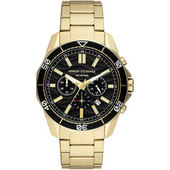 Armani Exchange Men's Watch - Spencer Quartz Yellow Gold Steel Bracelet | AX1958