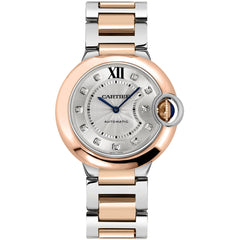 Cartier Women's Watch - Ballon Bleu de Cartier Silver Dial Steel Bracelet | W3BB0007