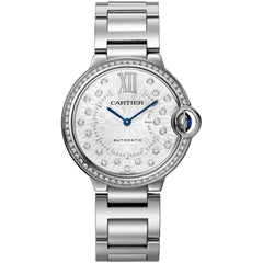 Cartier Women's Watch - Ballon Bleu de Cartier Automatic Silver Tone Dial | W4BB0036