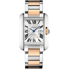 Cartier Women's Watch - Tank Anglaise Automatic Two Tone Steel Bracelet | W5310037