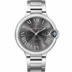 Cartier Men's Watch - Ballon Bleu de Cartier Grey Dial Silver Bracelet | WSBB0060
