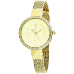Christian Van Sant Women's Watch - Reign Quartz Yellow Gold Steel Bracelet | CV0224