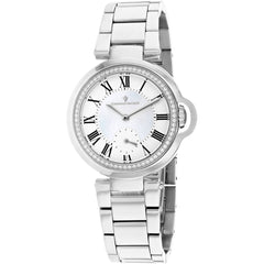 Christian Van Sant Women's Watch - Cybele White Mop Dial Silver Bracelet | CV0230