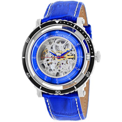 Christian Van Sant Men's Watch - Dome Automatic Silver Dial Leather Strap | CV0748