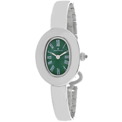 Christian Van Sant Women's Watch - Anora Quartz Green Dial Silver Bracelet | CV4332