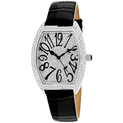 Christian Van Sant Women's Watch - Elegant Quartz White Dial Leather Strap | CV4821B