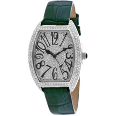 Christian Van Sant Women's Watch - Elegant Quartz White Dial Leather Strap | CV4821G