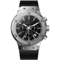 Christian Van Sant Men's Watch - Monarchy Quartz Black Dial Rubber Strap | CV8140