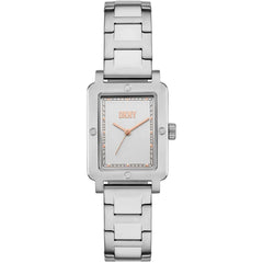 DKNY Women's Watch - City Rivet Quartz Silver Dial Stainless Steel Bracelet | NY6662
