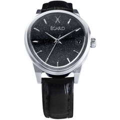 Egard Women's Watch - Dali F2 Automatic Black Dial Leather Strap | WCH-5073G0H213
