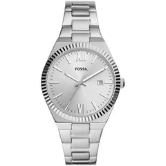 Fossil Women's Watch - Scarlette Quartz Silver Stainless Steel Bracelet | ES5300