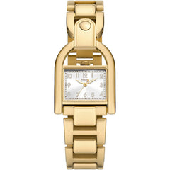 Fossil Women's Watch - Harwell Quartz Silver Dial Yellow Gold Bracelet | ES5327